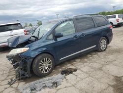 Salvage cars for sale at Indianapolis, IN auction: 2011 Toyota Sienna XLE