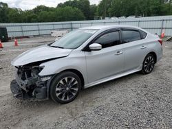 Salvage cars for sale from Copart Augusta, GA: 2018 Nissan Sentra S