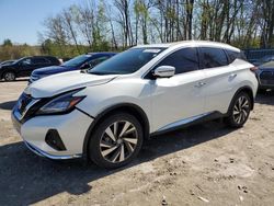 Salvage cars for sale at Candia, NH auction: 2022 Nissan Murano Platinum