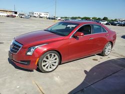 Salvage cars for sale at Grand Prairie, TX auction: 2016 Cadillac ATS Luxury