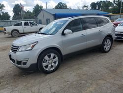 Salvage cars for sale at Wichita, KS auction: 2017 Chevrolet Traverse LT