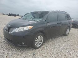 Salvage cars for sale from Copart New Braunfels, TX: 2013 Toyota Sienna XLE