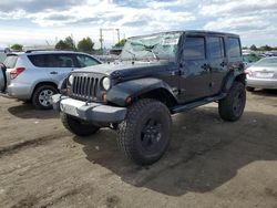 Salvage cars for sale at Denver, CO auction: 2011 Jeep Wrangler Unlimited Sahara