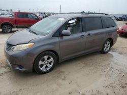 Salvage cars for sale at Houston, TX auction: 2011 Toyota Sienna LE
