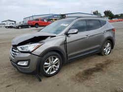 Salvage cars for sale at San Diego, CA auction: 2015 Hyundai Santa FE Sport
