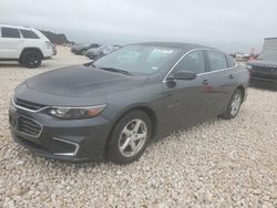 Salvage cars for sale from Copart Temple, TX: 2017 Chevrolet Malibu LS