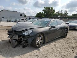 Salvage cars for sale from Copart Opa Locka, FL: 2014 Porsche Panamera S