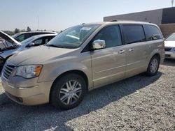 Salvage cars for sale at Mentone, CA auction: 2008 Chrysler Town & Country Limited