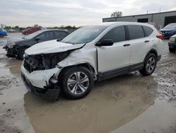 Salvage cars for sale from Copart Kansas City, KS: 2017 Honda CR-V LX