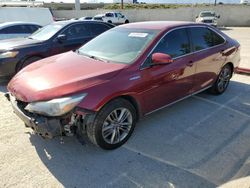 Salvage cars for sale from Copart Rancho Cucamonga, CA: 2017 Toyota Camry Hybrid