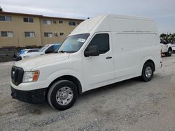 Salvage trucks for sale at Opa Locka, FL auction: 2013 Nissan NV 2500