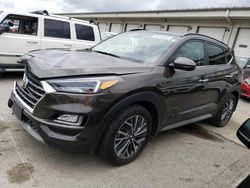 Salvage cars for sale at Louisville, KY auction: 2019 Hyundai Tucson Limited