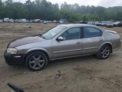 Salvage cars for sale at Seaford, DE auction: 2001 Nissan Maxima GXE