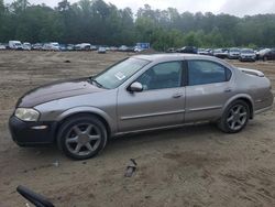 Nissan Maxima GXE salvage cars for sale: 2001 Nissan Maxima GXE