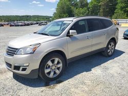 Salvage cars for sale at Concord, NC auction: 2017 Chevrolet Traverse LT