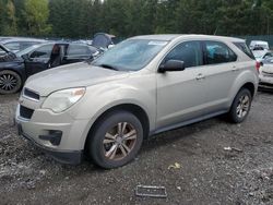 Salvage cars for sale at Graham, WA auction: 2010 Chevrolet Equinox LS