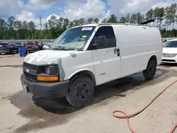 Salvage trucks for sale at Harleyville, SC auction: 2005 Chevrolet Express G2500