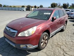 Salvage cars for sale from Copart Martinez, CA: 2011 Subaru Outback 2.5I Limited