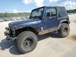 Salvage cars for sale at Harleyville, SC auction: 2002 Jeep Wrangler / TJ X