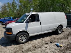 Salvage trucks for sale at Candia, NH auction: 2013 Chevrolet Express G1500