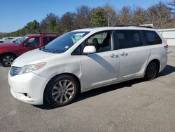 Salvage cars for sale from Copart Brookhaven, NY: 2012 Toyota Sienna XLE