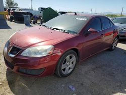 Salvage cars for sale from Copart Tucson, AZ: 2010 Pontiac G6