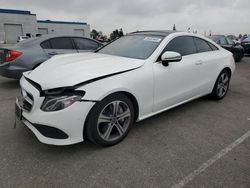 Salvage cars for sale at Rancho Cucamonga, CA auction: 2018 Mercedes-Benz E 400