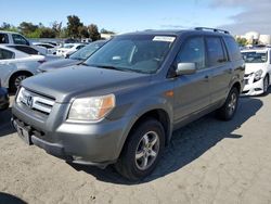 Salvage cars for sale from Copart Martinez, CA: 2007 Honda Pilot EXL