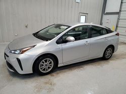 Salvage cars for sale from Copart New Braunfels, TX: 2022 Toyota Prius Night Shade