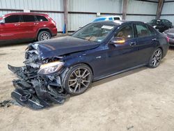 Salvage cars for sale at Houston, TX auction: 2018 Mercedes-Benz C 43 4matic AMG