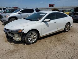 Salvage cars for sale at Houston, TX auction: 2019 Chevrolet Malibu LT