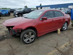 Salvage cars for sale from Copart Woodhaven, MI: 2010 Ford Fusion Sport