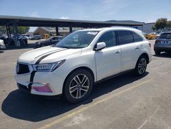 Salvage cars for sale from Copart Hayward, CA: 2017 Acura MDX Advance