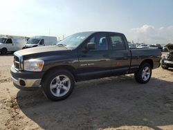 Salvage cars for sale from Copart Houston, TX: 2007 Dodge RAM 1500 ST