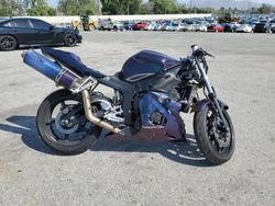 Salvage cars for sale from Copart Colton, CA: 2006 Yamaha YZFR6 L