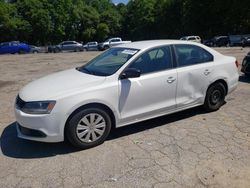 Salvage cars for sale at Austell, GA auction: 2013 Volkswagen Jetta Base