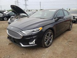 Ford salvage cars for sale: 2019 Ford Fusion Titanium