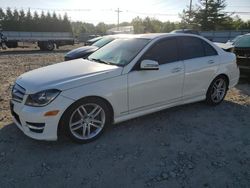 Salvage cars for sale at Windsor, NJ auction: 2012 Mercedes-Benz C 300 4matic