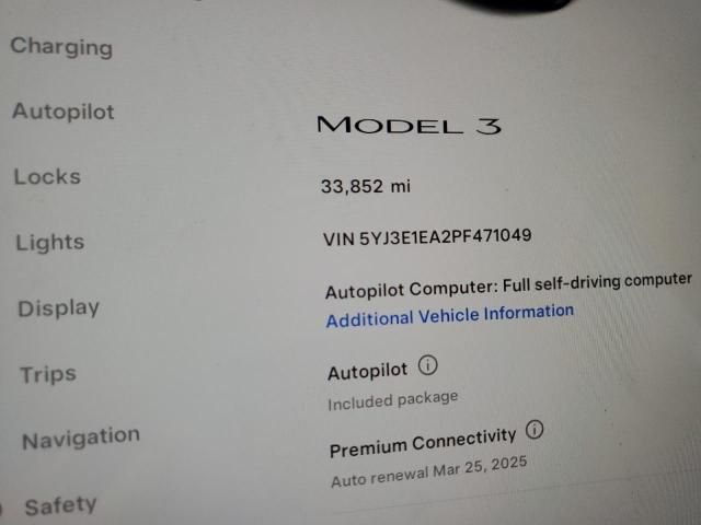 2023 Tesla Model 3