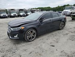 Salvage cars for sale at Ellenwood, GA auction: 2020 Ford Fusion Titanium