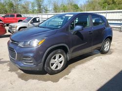 Salvage cars for sale from Copart Ellwood City, PA: 2018 Chevrolet Trax LS