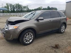 Salvage cars for sale at Spartanburg, SC auction: 2014 Ford Edge Limited