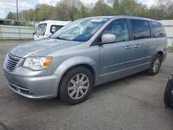 Salvage cars for sale at Assonet, MA auction: 2016 Chrysler Town & Country Touring