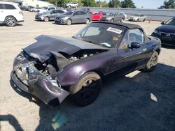 Salvage cars for sale at Sacramento, CA auction: 1991 Mazda MX-5 Miata
