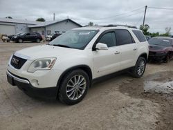 Salvage cars for sale from Copart Pekin, IL: 2010 GMC Acadia SLT-2