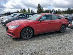 Salvage cars for sale at Graham, WA auction: 2020 Hyundai Sonata SEL Plus