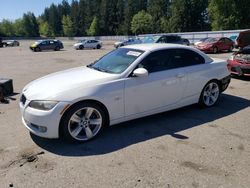 Salvage cars for sale from Copart Arlington, WA: 2009 BMW 335 I