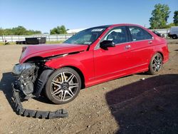 Salvage cars for sale at Columbia Station, OH auction: 2013 Mercedes-Benz C 300 4matic