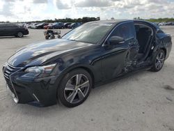 Salvage cars for sale from Copart West Palm Beach, FL: 2016 Lexus GS 450H