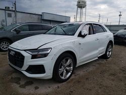 Salvage cars for sale at Chicago Heights, IL auction: 2022 Audi Q8 Premium Plus